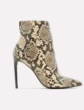 ALDO  'ARINYA'  Faux Snakeskin Stiletto Ankle Boots, NWOT, Sz 10